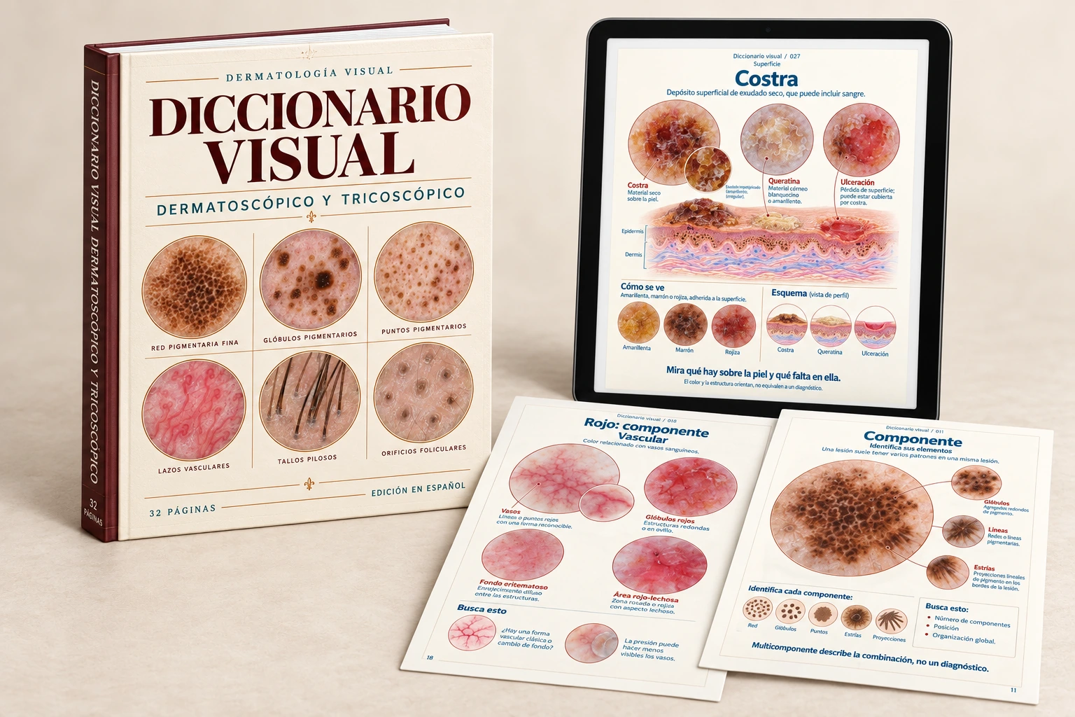 Diccionario Dermatoscópico y Tricoscópico